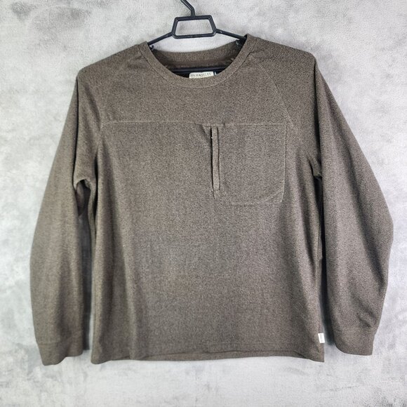 Men's Magellan Outdoors Classic Fit Shirt Round Neck Long Sleeve XL - Picture 2 of 11